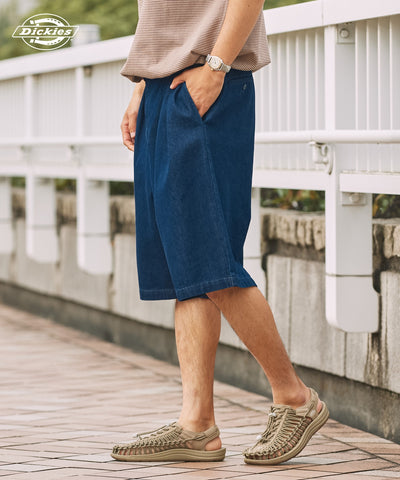 DICKIES / 別注 TC 斜紋雙摺寬版短褲