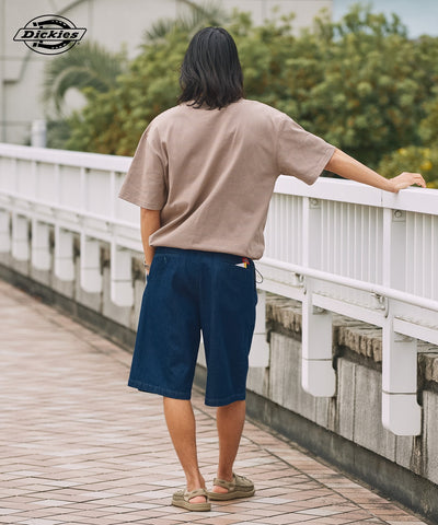 DICKIES / 別注 TC 斜紋雙摺寬版短褲