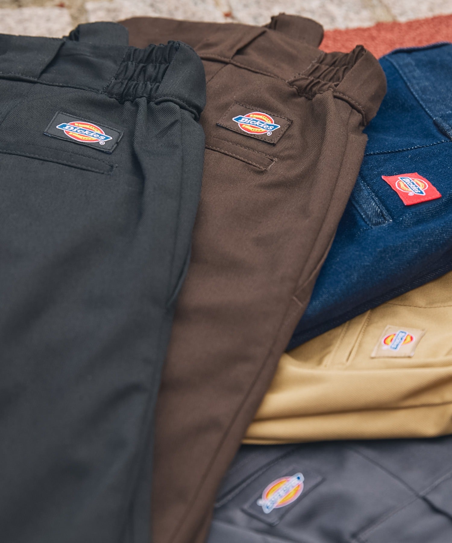DICKIES / 別注 TC 斜紋雙摺寬版短褲