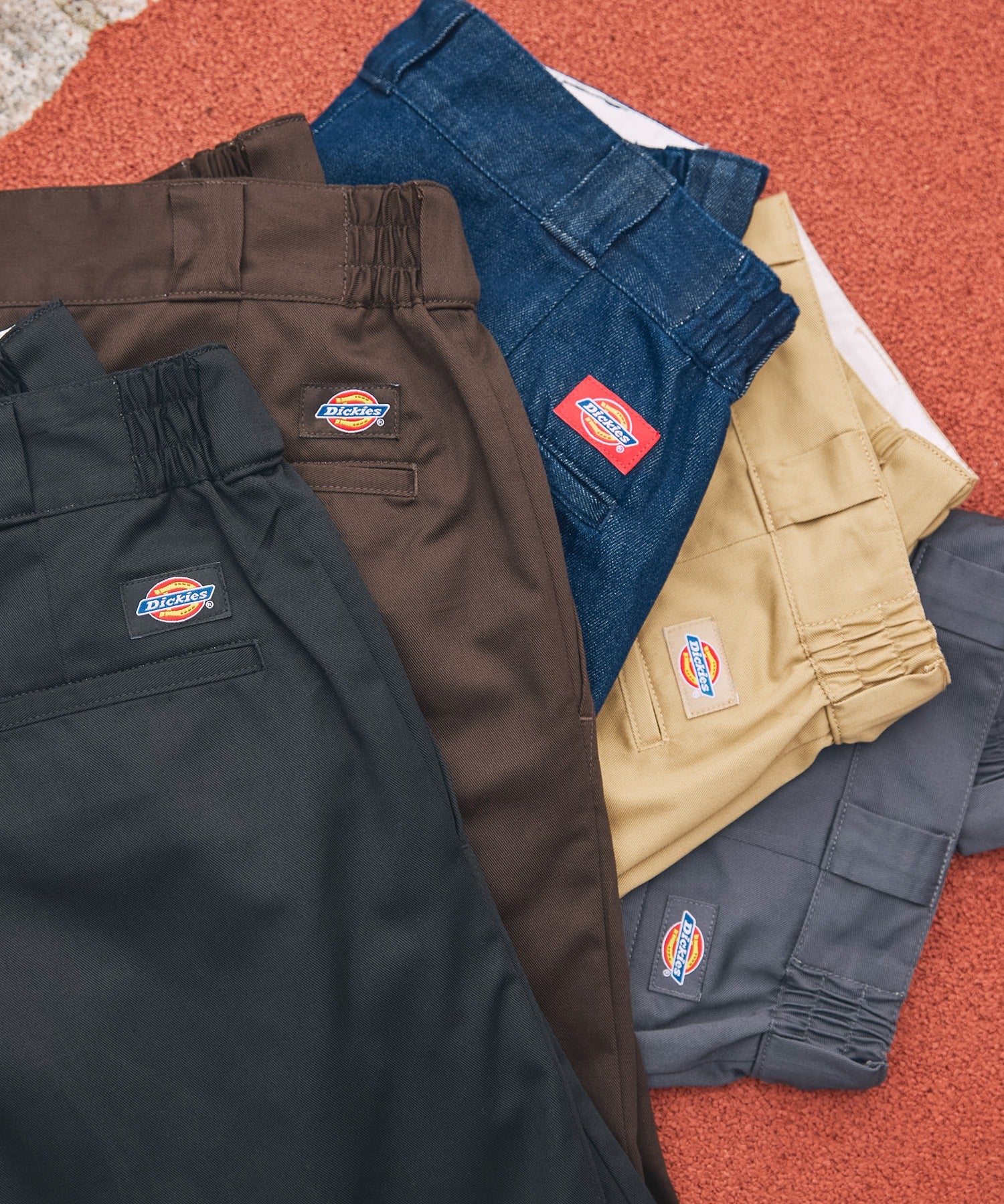 DICKIES / 別注 TC 斜紋雙摺寬版短褲