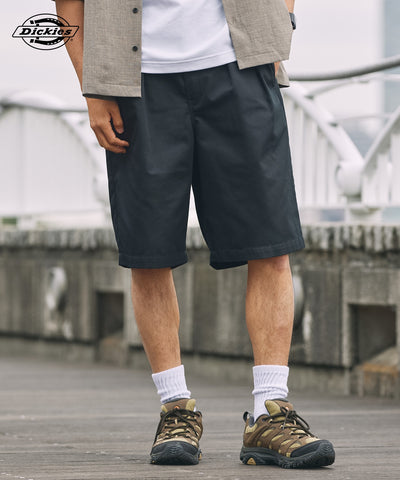DICKIES / 別注 TC 斜紋雙摺寬版短褲