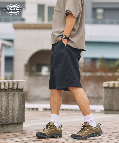 DICKIES / 別注 TC 斜紋雙摺寬版短褲