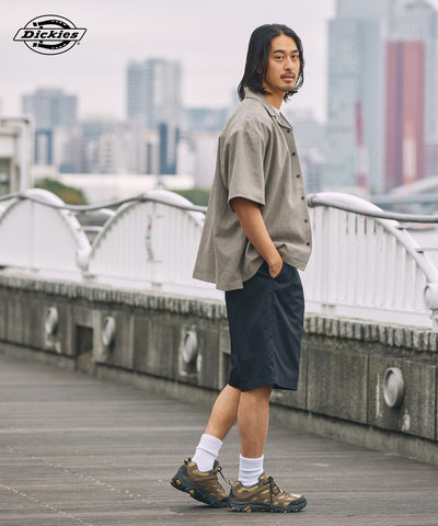 DICKIES / 別注 TC 斜紋雙摺寬版短褲