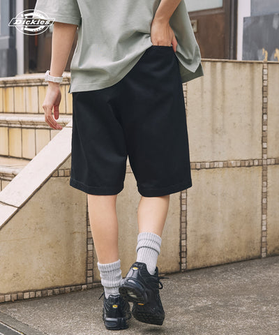 DICKIES / 別注 TC 斜紋雙摺寬版短褲