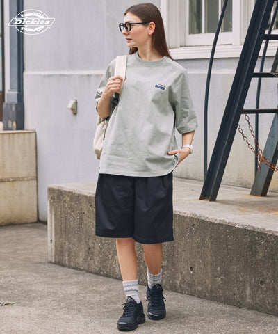 DICKIES / 別注 TC 斜紋雙摺寬版短褲