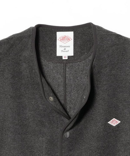 DANTON / 無領雙面搖粒絨 外套