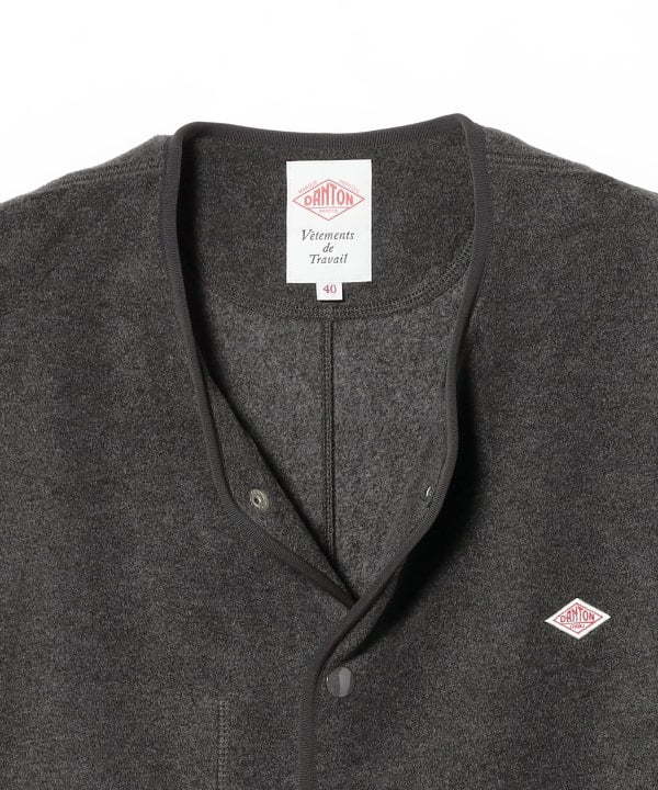 DANTON / 無領雙面搖粒絨 外套