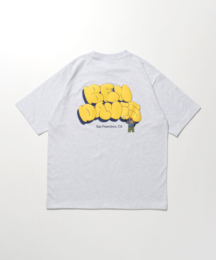 BEN DAVIS BUBBLE LOGO TEE / 短袖T恤