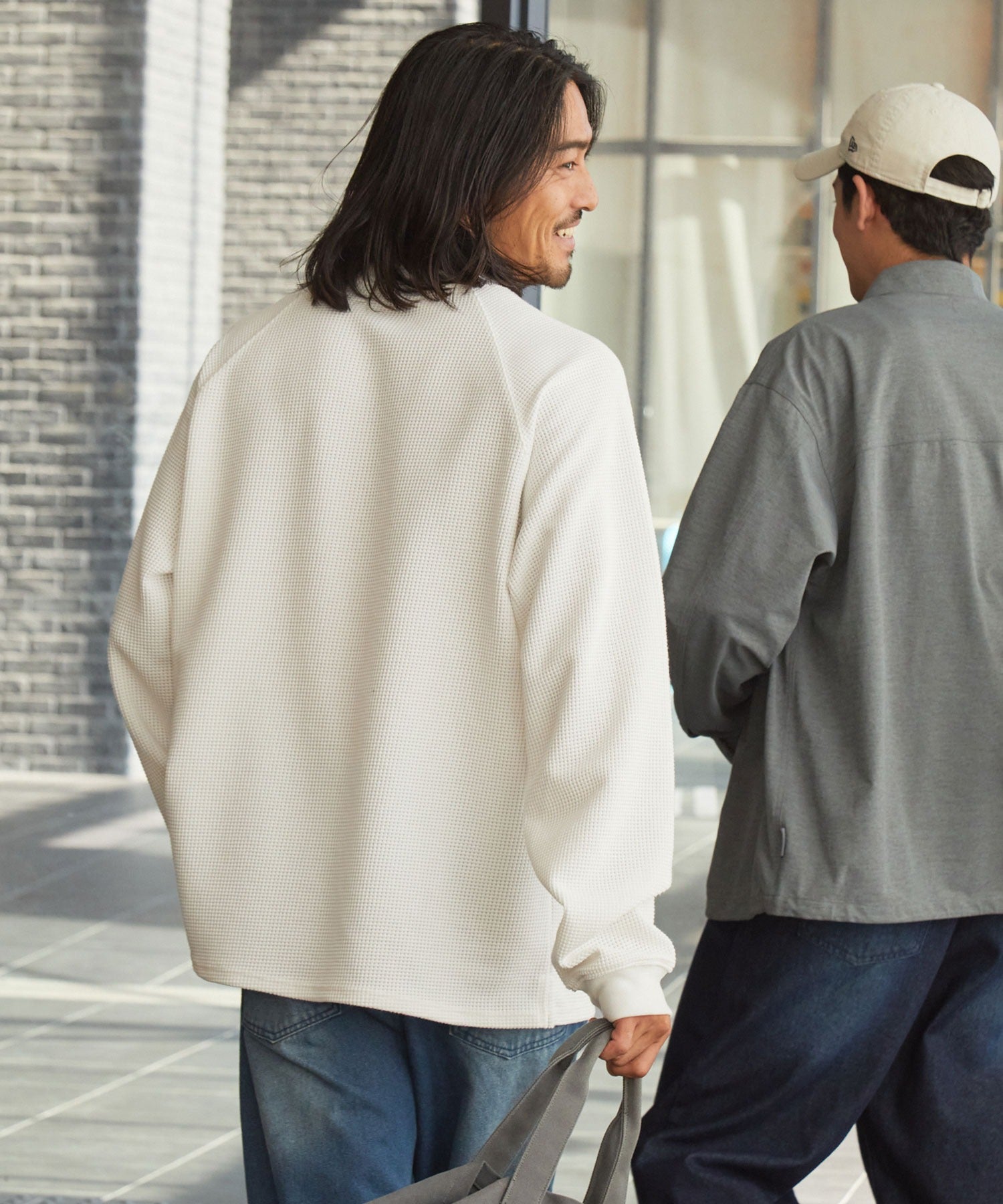 THE CRAFT CREW PRODUCTS / 抗菌 重磅立體織紋 長袖T恤