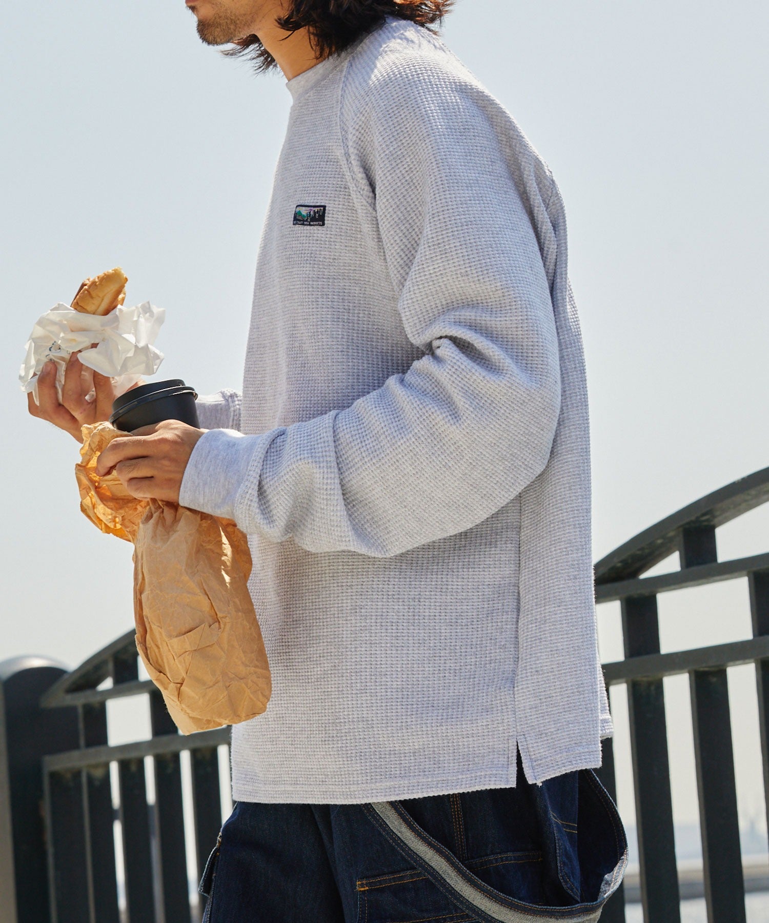 THE CRAFT CREW PRODUCTS / 抗菌 重磅立體織紋 長袖T恤