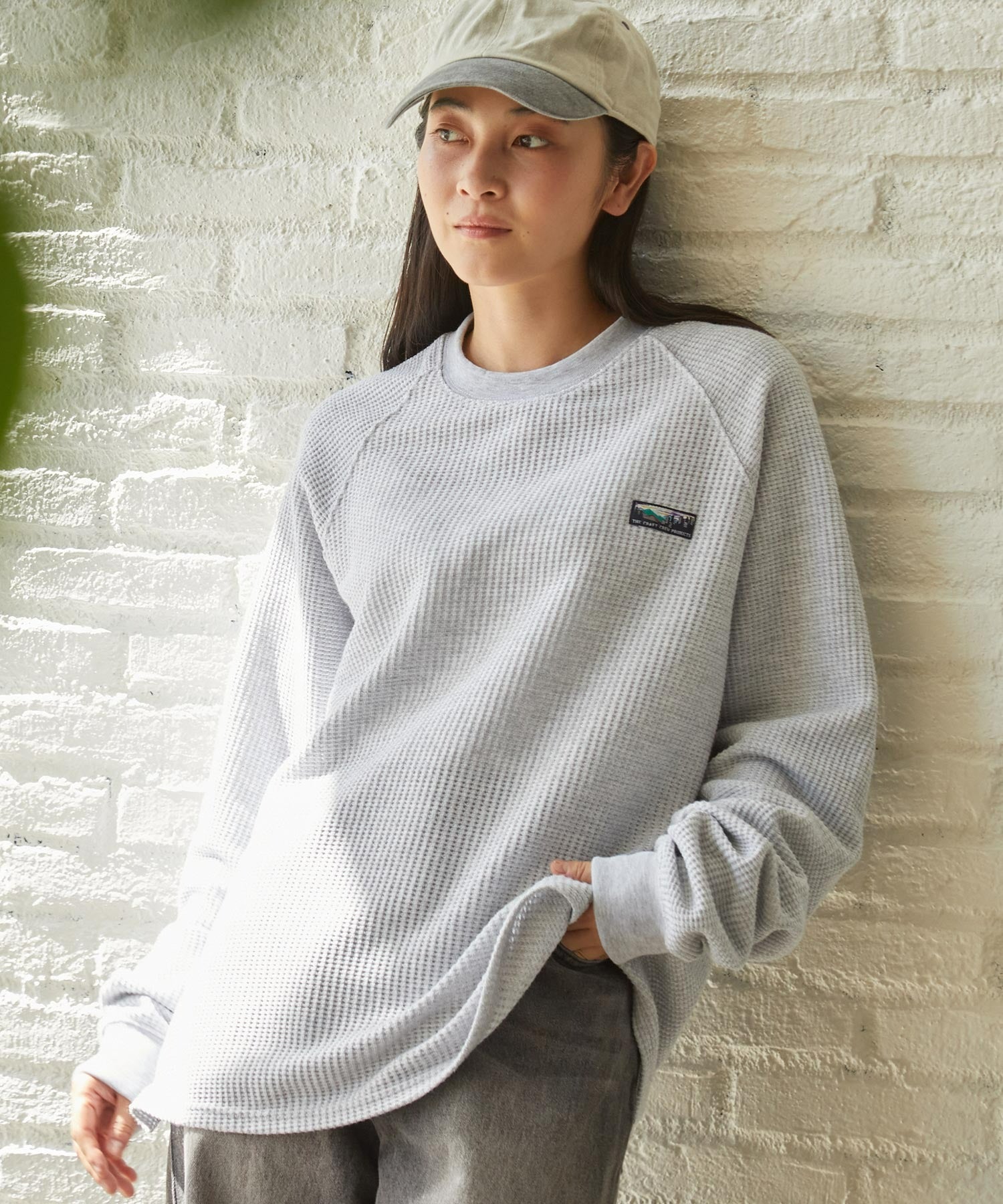 THE CRAFT CREW PRODUCTS / 抗菌 重磅立體織紋 長袖T恤