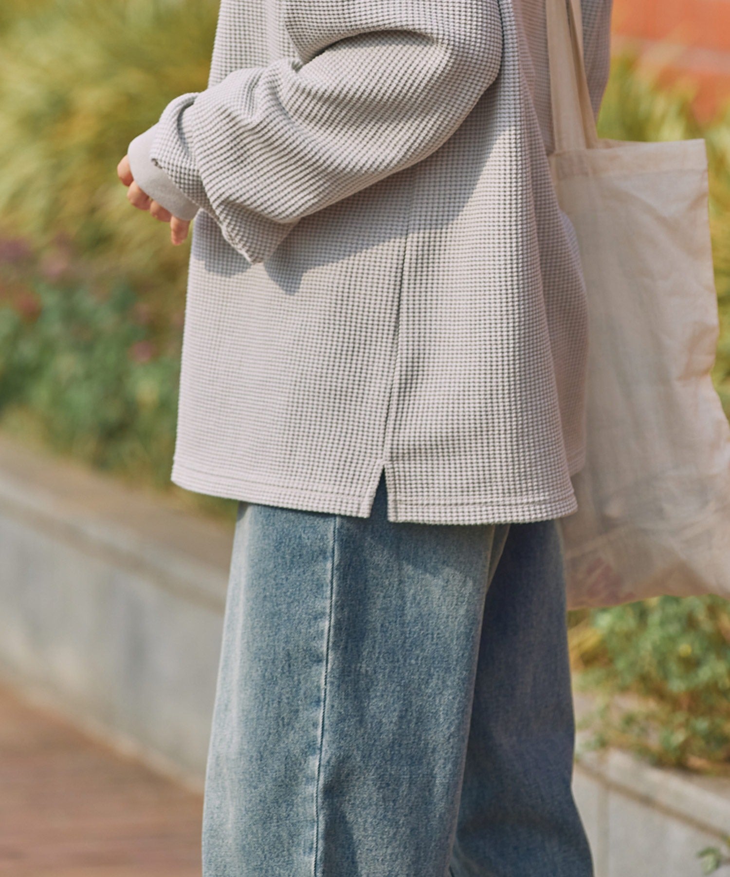 THE CRAFT CREW PRODUCTS / 抗菌 重磅立體織紋 長袖T恤