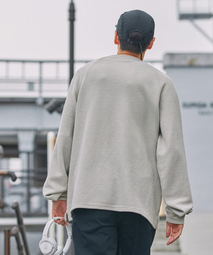 THE CRAFT CREW PRODUCTS / 抗菌 重磅立體織紋 長袖T恤