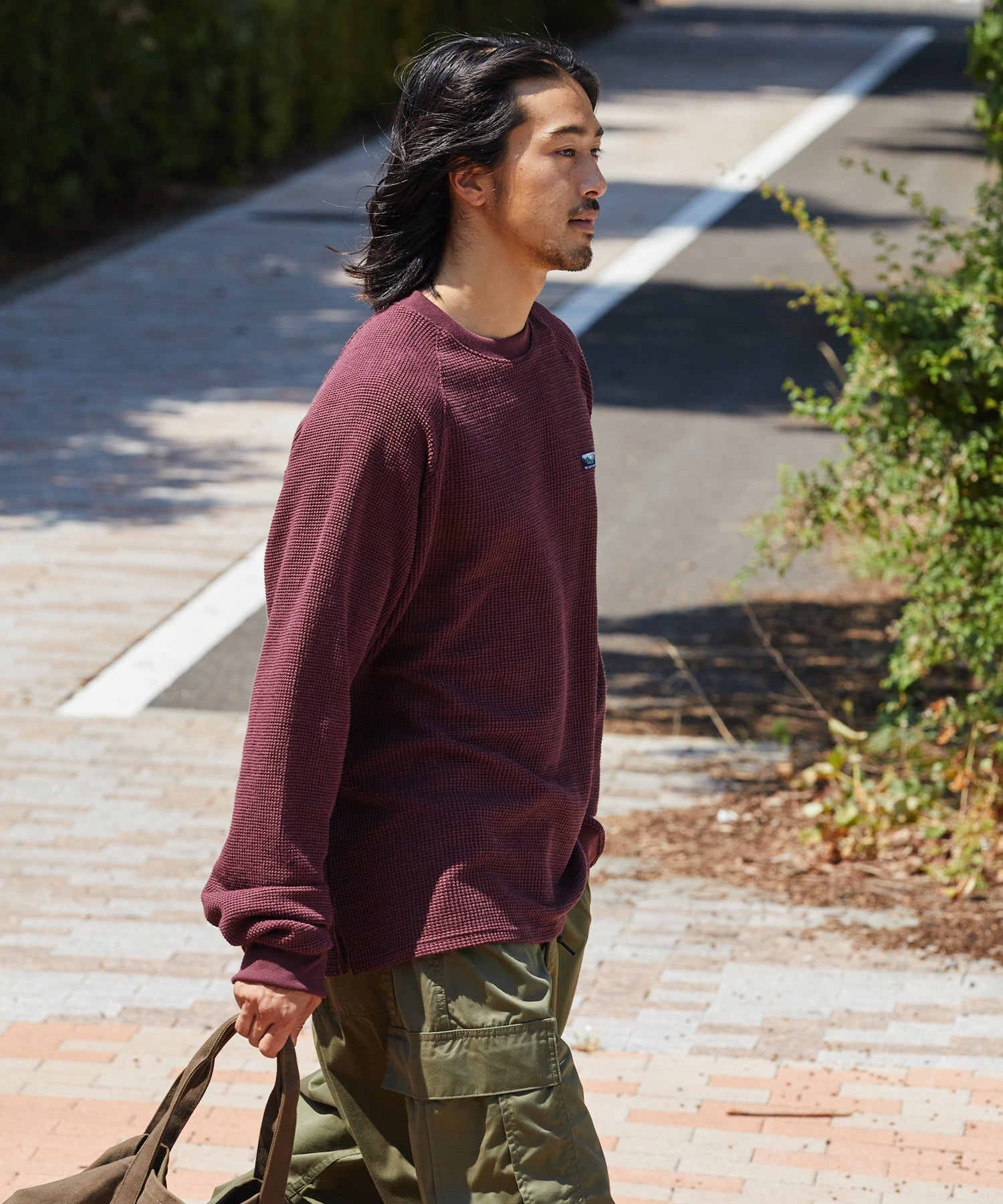 THE CRAFT CREW PRODUCTS / 抗菌 重磅立體織紋 長袖T恤