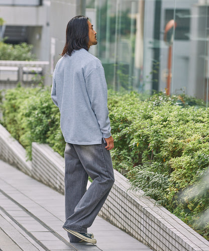 THE CRAFT CREW PRODUCTS / 抗菌 華夫格 亨利領 長袖T恤