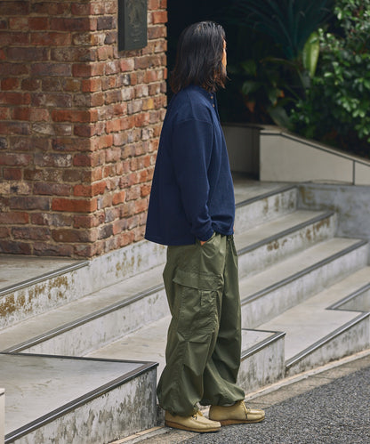 THE CRAFT CREW PRODUCTS / 抗菌 華夫格 亨利領 長袖T恤