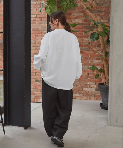 THE CRAFT CREW PRODUCTS / 抗菌 華夫格 亨利領 長袖T恤