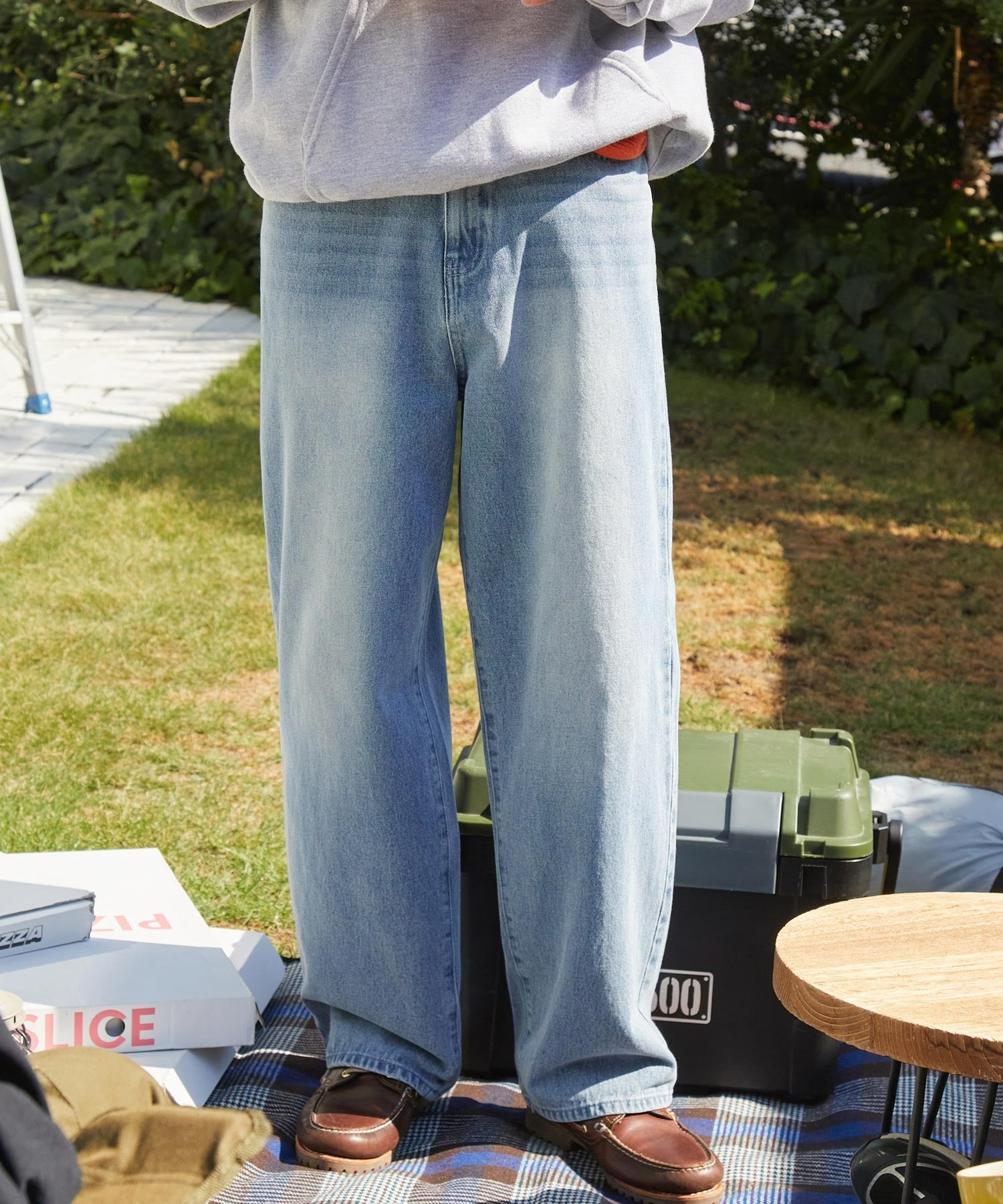 THE CRAFT CREW PRODUCTS / 仿舊 直筒牛仔褲