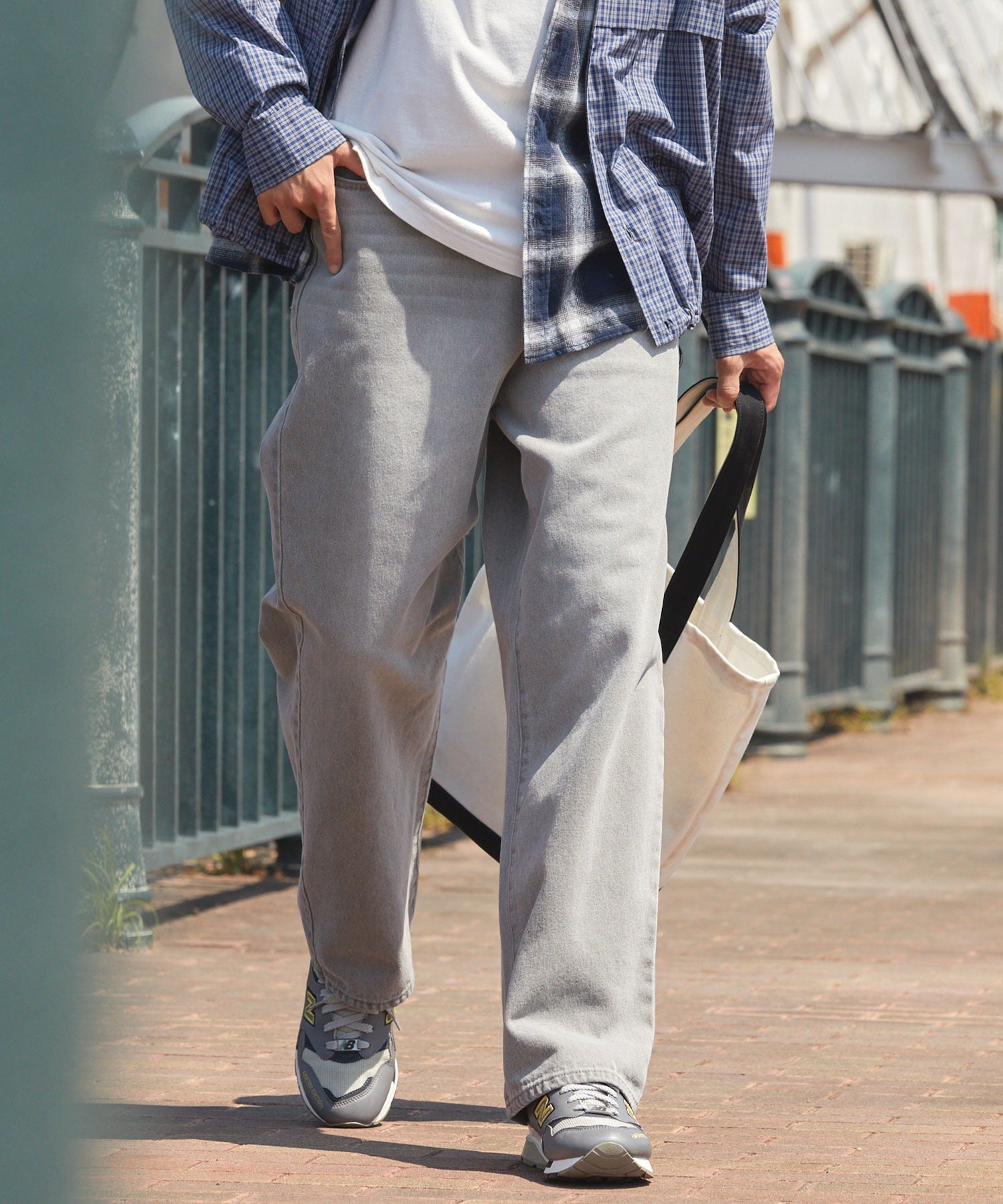 THE CRAFT CREW PRODUCTS / 仿舊 直筒牛仔褲