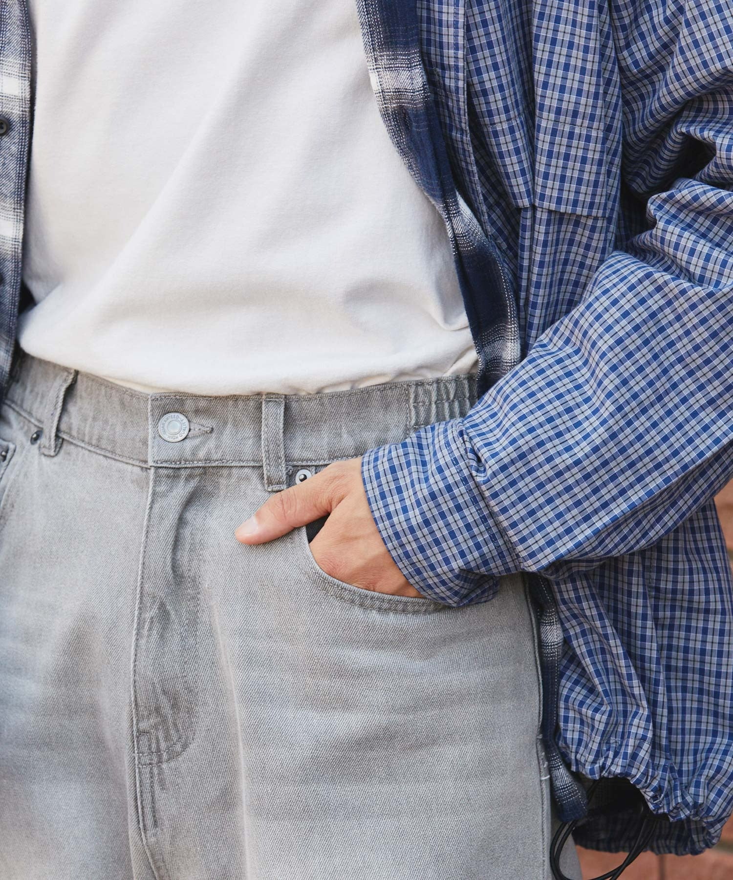 THE CRAFT CREW PRODUCTS / 仿舊 直筒牛仔褲