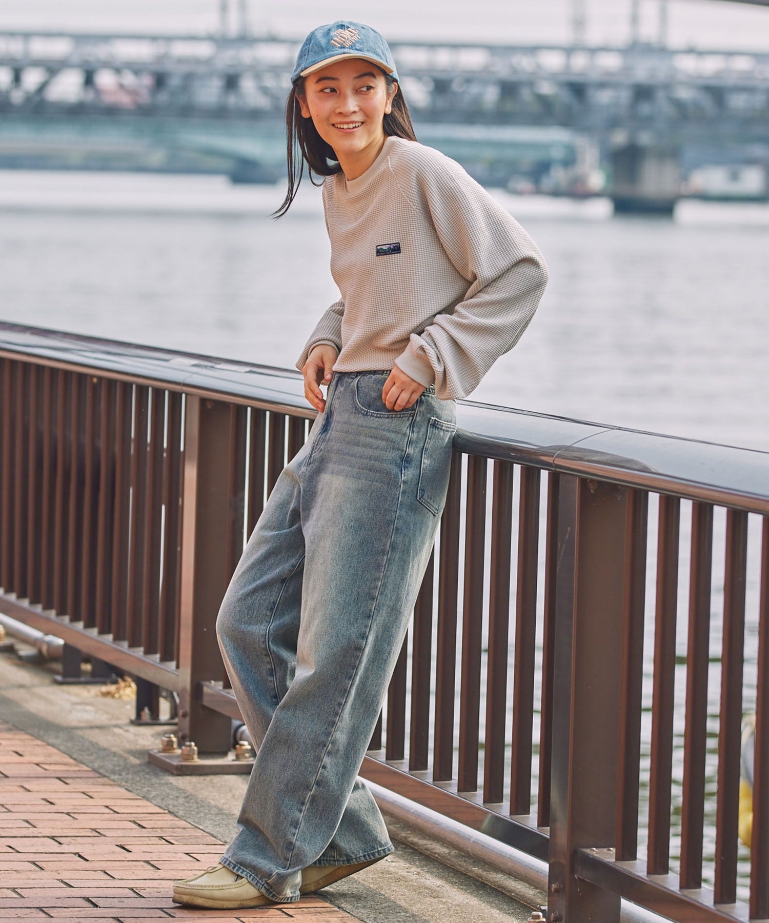 THE CRAFT CREW PRODUCTS / 仿舊 直筒牛仔褲