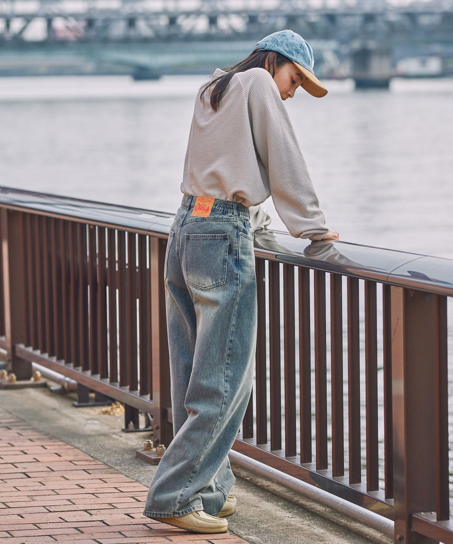 THE CRAFT CREW PRODUCTS / 仿舊 直筒牛仔褲