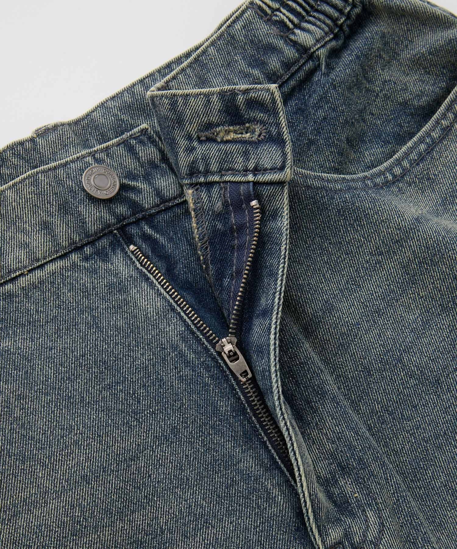 THE CRAFT CREW PRODUCTS / 仿舊 直筒牛仔褲