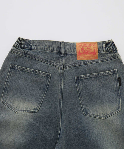 THE CRAFT CREW PRODUCTS / 仿舊 直筒牛仔褲