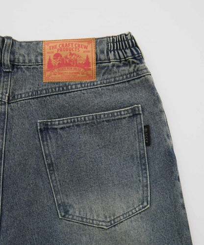 THE CRAFT CREW PRODUCTS / 仿舊 直筒牛仔褲