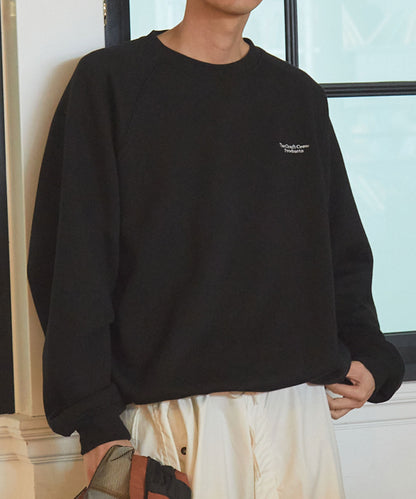 THE CRAFT CREW PRODUCTS / 針織 刺繡 抽繩 內刷毛 圓領衫