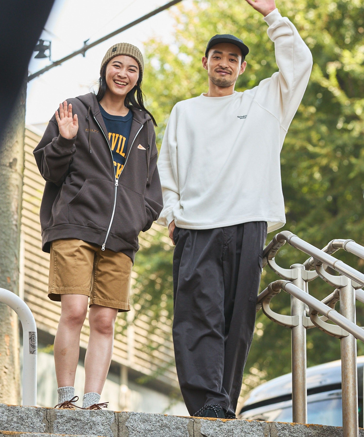 THE CRAFT CREW PRODUCTS / 針織 刺繡 抽繩 內刷毛 圓領衫