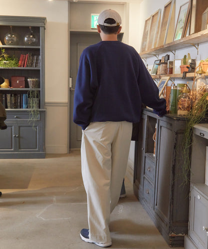 THE CRAFT CREW PRODUCTS / 針織 刺繡 抽繩 內刷毛 圓領衫