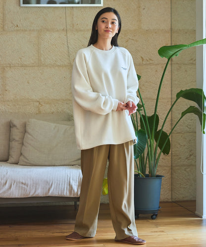 THE CRAFT CREW PRODUCTS / 針織 刺繡 抽繩 內刷毛 圓領衫