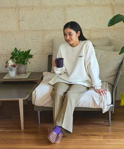 THE CRAFT CREW PRODUCTS / 針織 刺繡 抽繩 內刷毛 圓領衫