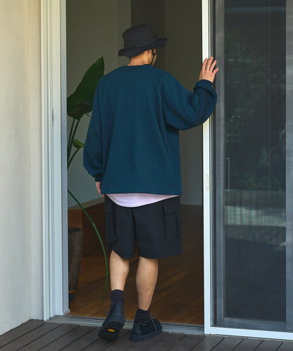 THE CRAFT CREW PRODUCTS / 針織 刺繡 抽繩 內刷毛 圓領衫