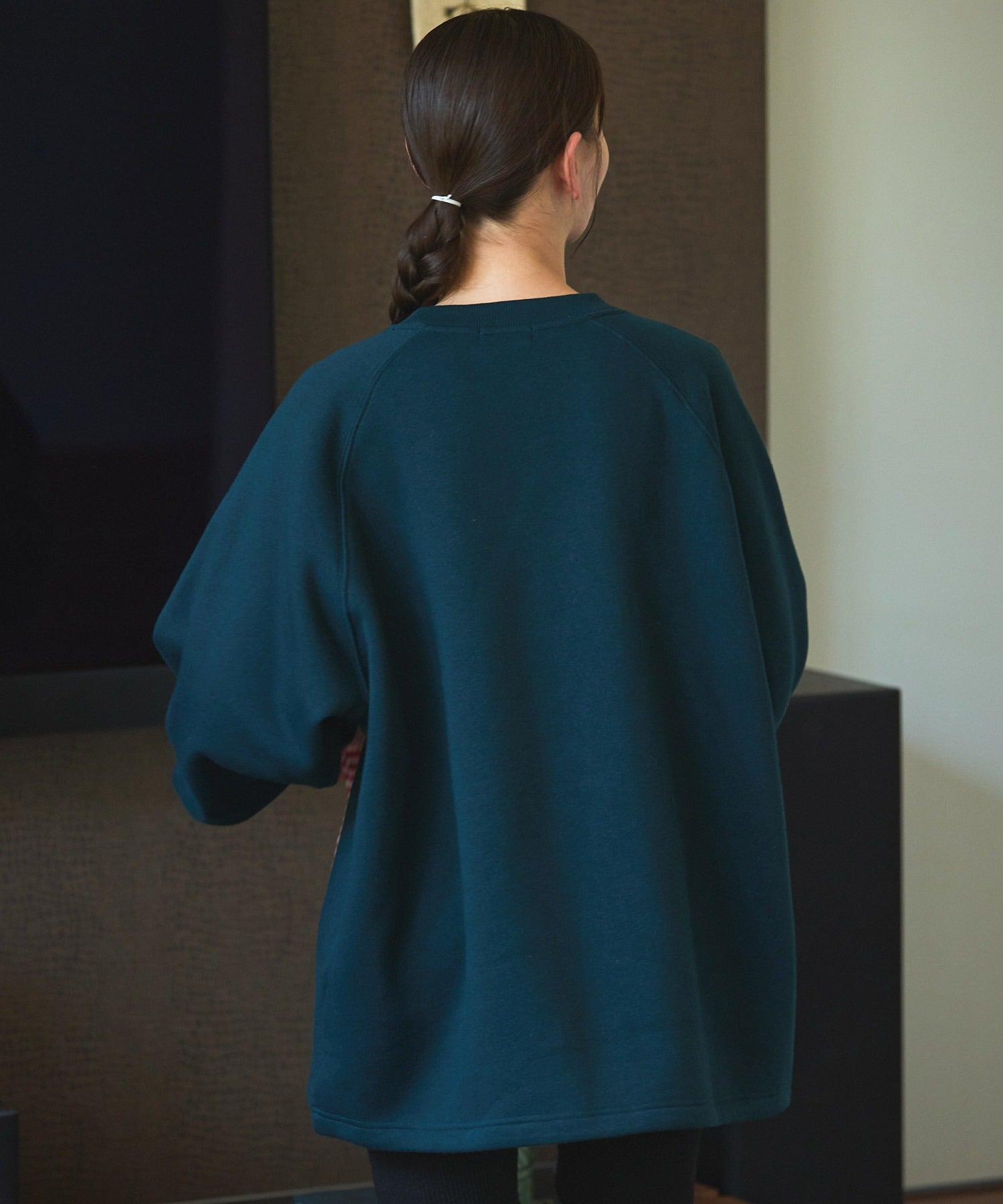 THE CRAFT CREW PRODUCTS / 針織 刺繡 抽繩 內刷毛 圓領衫