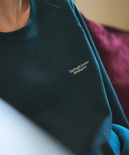 THE CRAFT CREW PRODUCTS / 針織 刺繡 抽繩 內刷毛 圓領衫