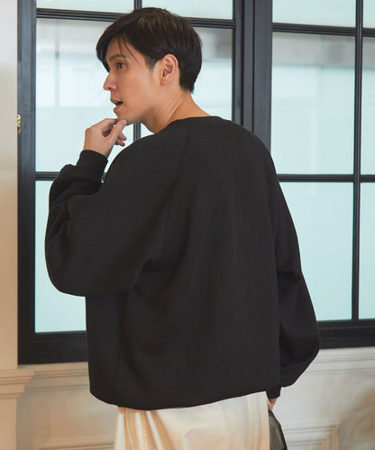 THE CRAFT CREW PRODUCTS / 針織 刺繡 抽繩 內刷毛 圓領衫