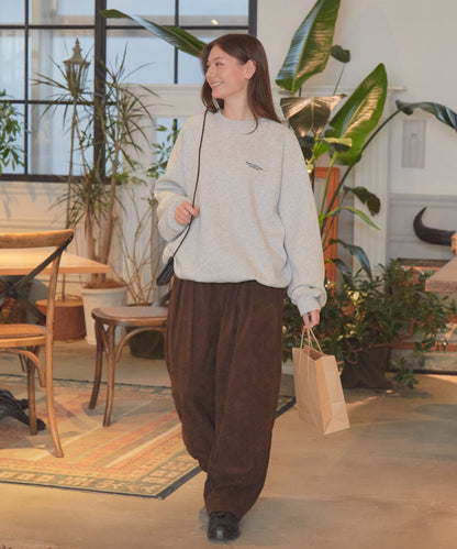 THE CRAFT CREW PRODUCTS / 針織 刺繡 抽繩 內刷毛 圓領衫