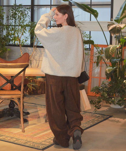 THE CRAFT CREW PRODUCTS / 針織 刺繡 抽繩 內刷毛 圓領衫