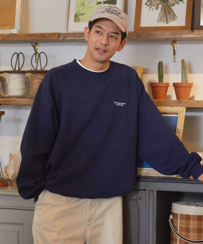 THE CRAFT CREW PRODUCTS / 針織 刺繡 抽繩 內刷毛 圓領衫