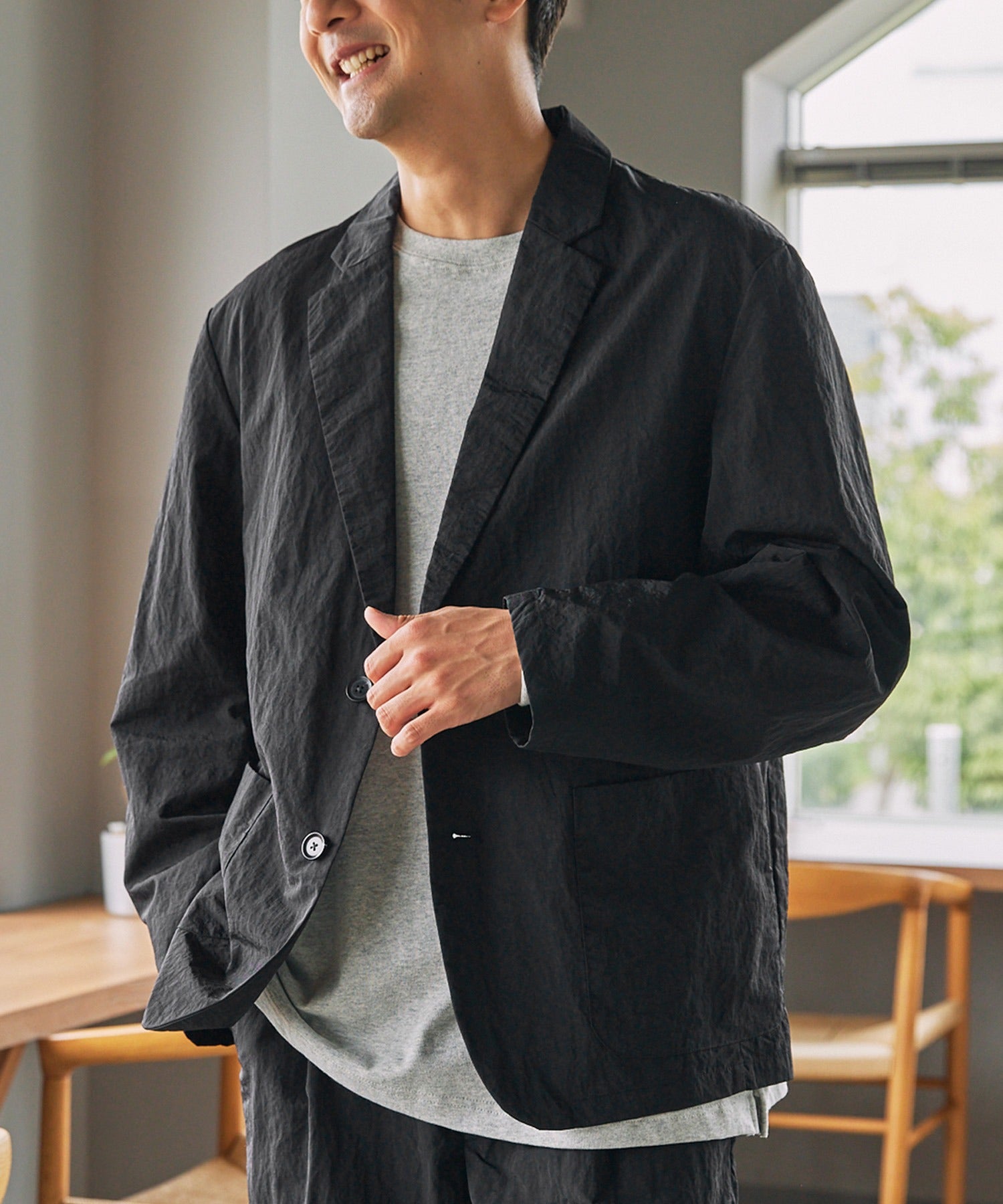 THE CRAFT CREW PRODUCTS / 多功能防潑防風 尼龍 西裝外套