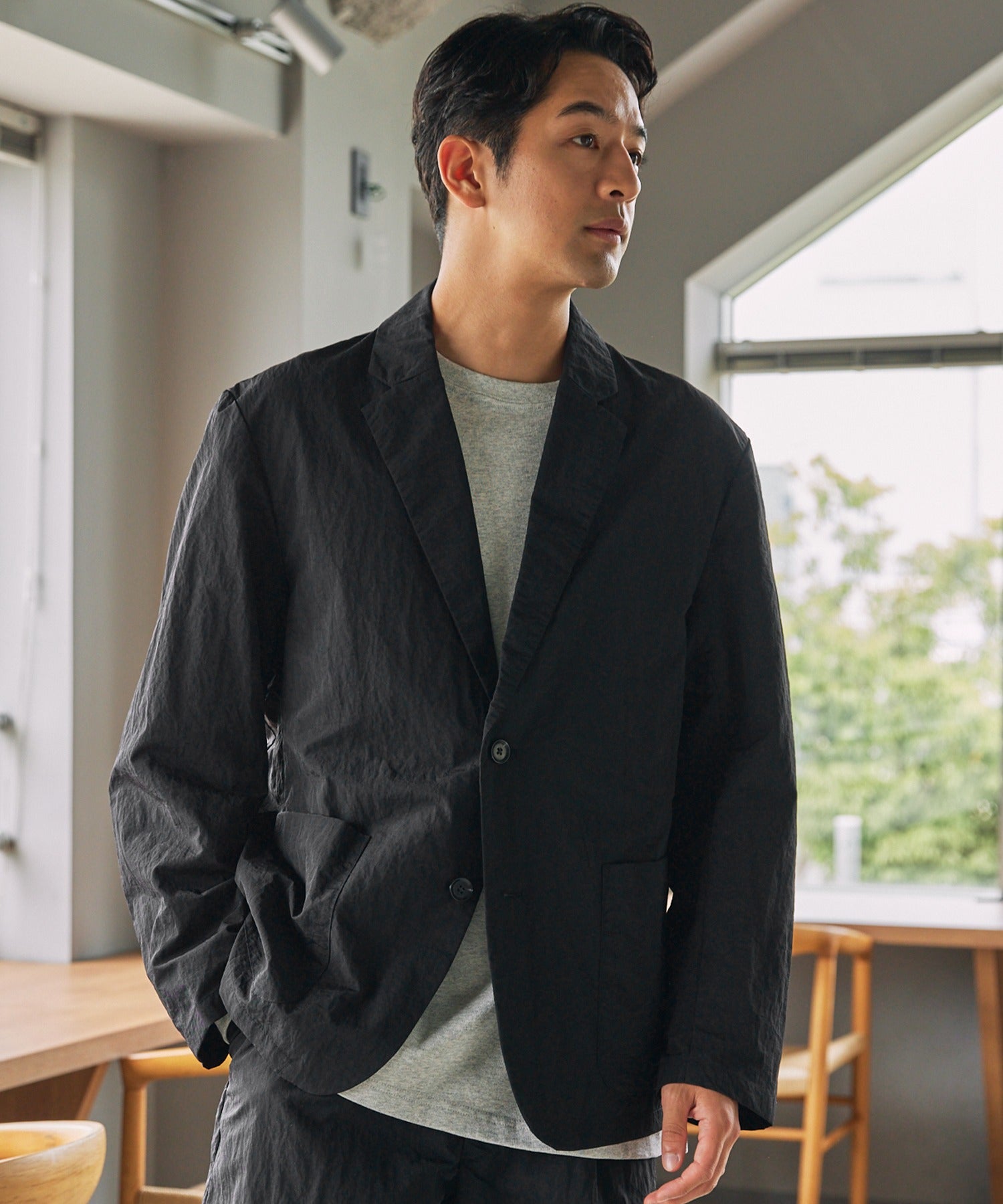 THE CRAFT CREW PRODUCTS / 多功能防潑防風 尼龍 西裝外套