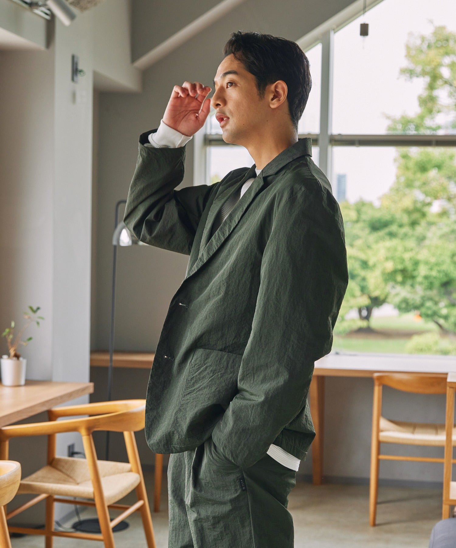 THE CRAFT CREW PRODUCTS / 多功能防潑防風 尼龍 西裝外套