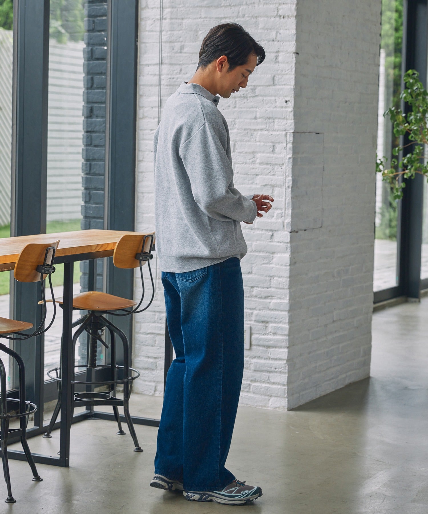 THE CRAFT CREW PRODUCTS / 抗起毛球 針織 Polo 衫