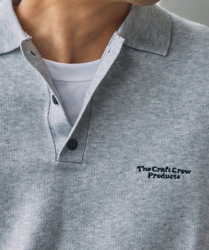 THE CRAFT CREW PRODUCTS / 抗起毛球 針織 Polo 衫