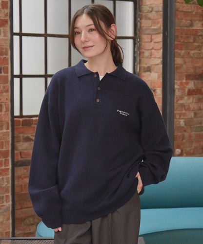 THE CRAFT CREW PRODUCTS / 抗起毛球 針織 Polo 衫