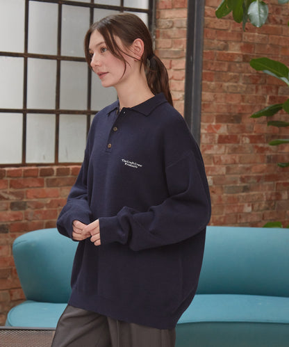 THE CRAFT CREW PRODUCTS / 抗起毛球 針織 Polo 衫