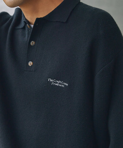 THE CRAFT CREW PRODUCTS / 抗起毛球 針織 Polo 衫