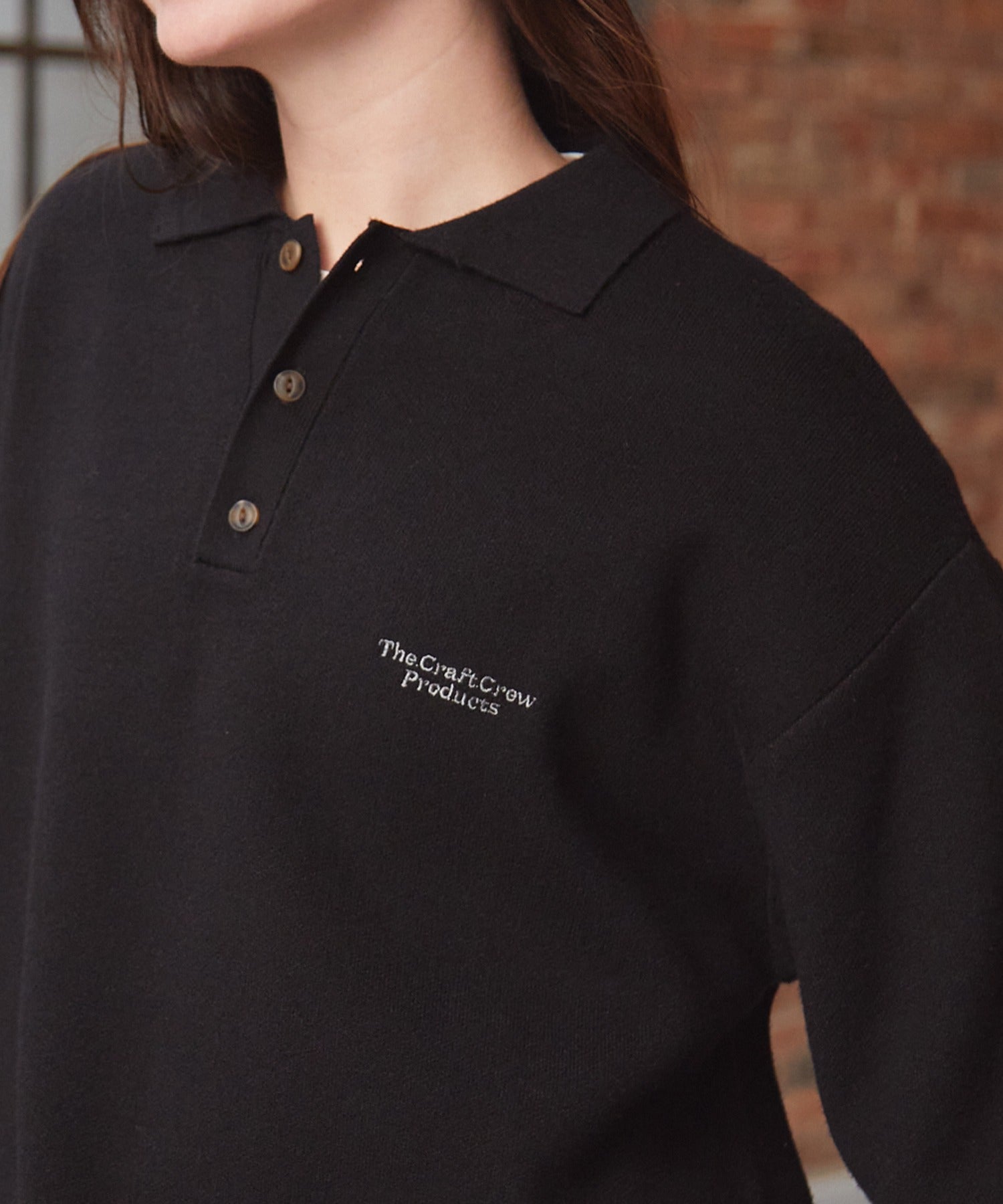 THE CRAFT CREW PRODUCTS / 抗起毛球 針織 Polo 衫